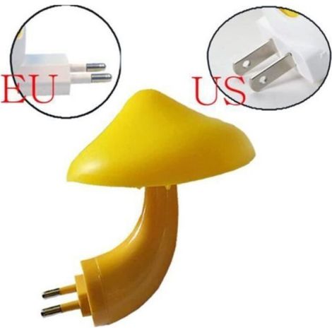 Lampe Champignon - LED 3 V - Capteur De Luminosité Automatique - Pour Chambre D Enfant - 1 Pièce (1/4)