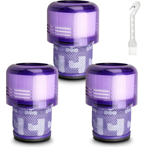 Lot de 3 filtres de rechange compatibles avec Dyson V11 Torque Drive V11 Animal V11 Extra V11 Complete V15 Detect V15s Detect Submarin, comparé à la pièce 970013-02. (1/5)