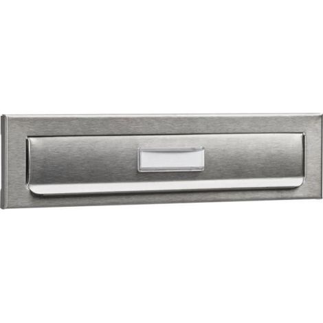 Entrée courrier pour porte BURG WACHTER - Encastrable - Inox (1/2)