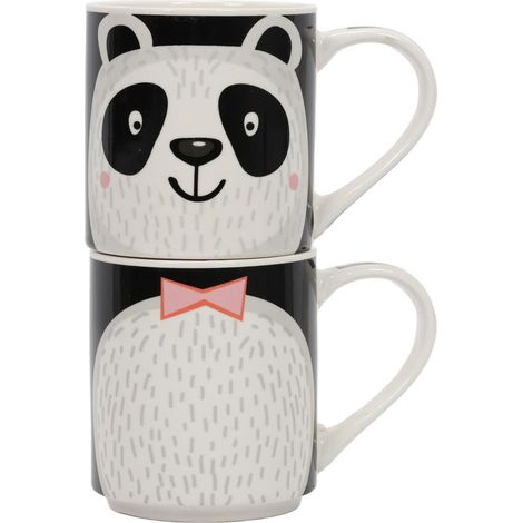 Coffret cadeau : 2 tasses en porcelaine pour enfant, 2 x 265 ml (1/4)