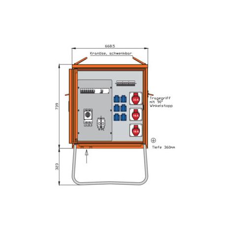 Walther Werke Verteilerschrank 44kVA WV0310R1