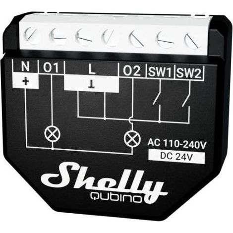 Shelly Shelly Qubino Wave 2PM Attuatore interruttore Z-Wave, Z-Wave+