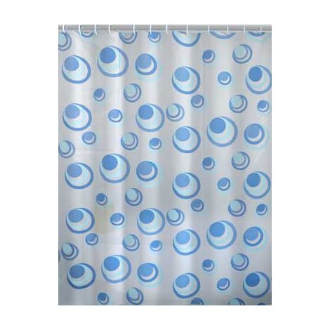 TENDA DOCCIA ORBITA PVC  240x200 Azzurro     GEDY