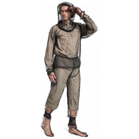 S/M Combinaison d'Apiculture De Anti Moustique Maille Ultra Legere Insecte Tout Le Corps Vêtements à Capuchon avec Manteau Vêtements de Protection Homme Femme (1/4)