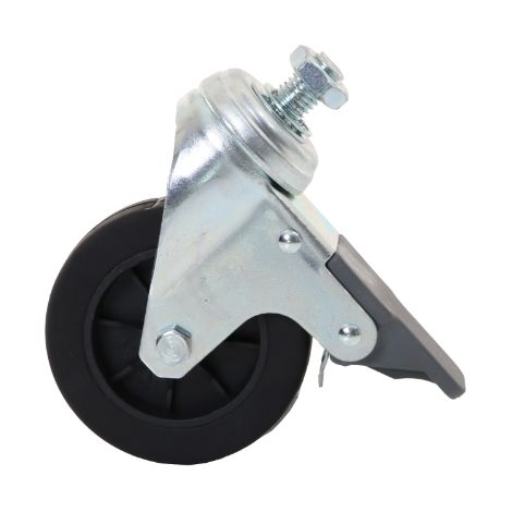 Lenkrolle mit Bremse Ø 76 mm (Höhe: ca.100 mm)