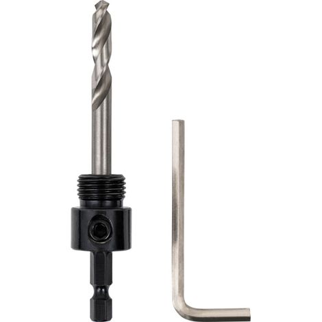 Adaptateur HEX STIER 1/4"-5/8" 18 UNF pour scies cloches 32-60 mm avec clé à 6 pans creux