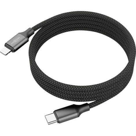 ANSMANN Câble de recharge Lightning pour iPhone, câble de recharge USB C (1/5)