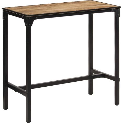 Maison Exclusive - Bartisch 110x55x107 cm Raues Massivholz Mango