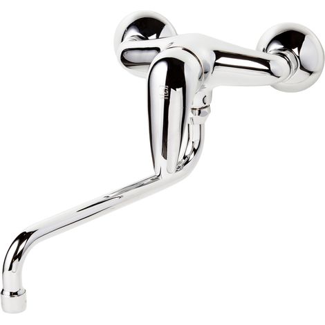 galindo alfa 8148300 grifo de cocina de pared caño inferior (1/2)