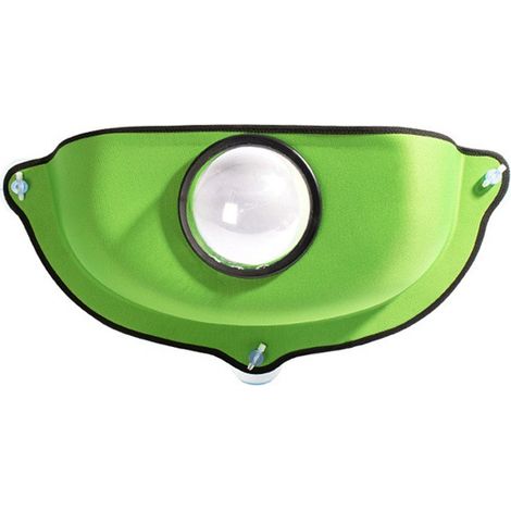 Farbe: Grün Material: EVA Katzenhängematte zum Sonnenbaden in Fensternähe zum Aufhängen und Abnehmen für Haustiere.
