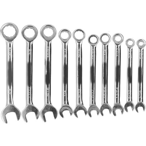 Jeu de clés mixtes en pouces, petit électrique, acier allié, outils à main industriels pour quincaillerie (1/5)