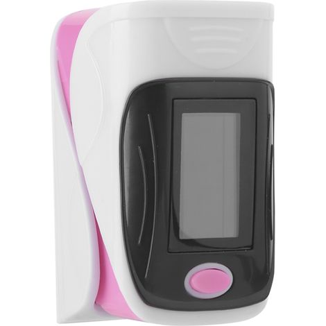 Moniteur de saturation en oxygène à pince pour doigt, cardiofréquencemètre, sans pile, rose