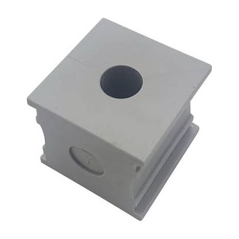 TRU COMPONENTS KT 7 PASSE-FILS FENDU Ø MAX. DES BORNES 8 MM ELASTOMÈRE GRIS 1 PC(S) TC-10329228 (1/3)