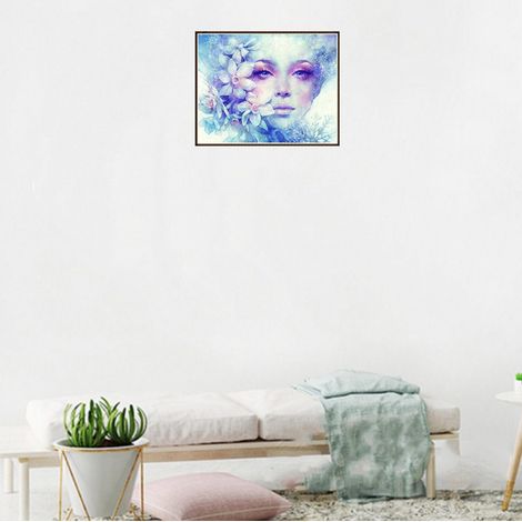 DIY tableau diamant strass cristal art broderie multicolore déco maison chambre 8688 (1/4)