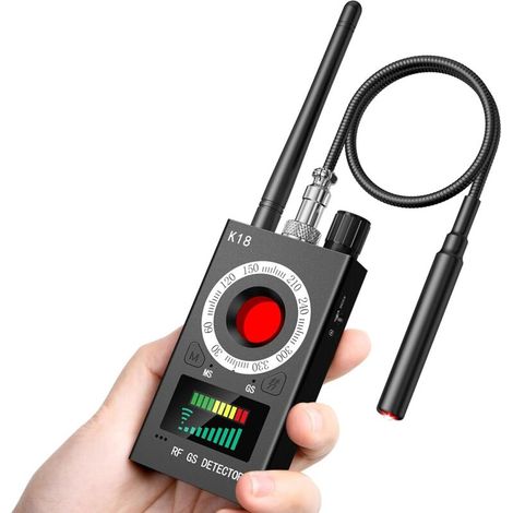 GPS-Mikrofondetektor, Spionagedetektor, Kamera- und Spionagemikrofondetektor, Wanzendetektor für Zuhause, Büro und Hotel