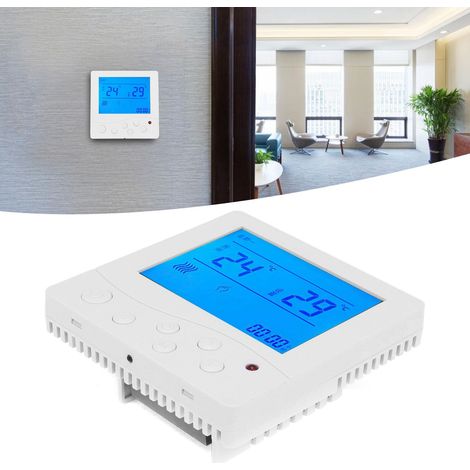 Intelligenter LCD-Thermostat für zentrale Klimaanlagen mit Gebläsekonvektor, 220-V-Wechselstrom-Thermostatschalter (1/5)