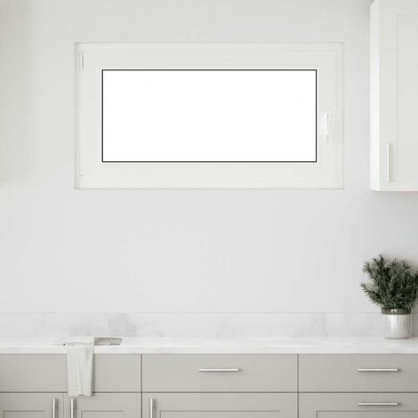 Ventana de sótano "RISOR" 110x70 cm oscilobatiente DIN izquierda antracita vidaXL