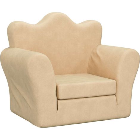 Canapé-lit,Canapé convertible pour enfants crème peluche douce CFW13023 (1/5)