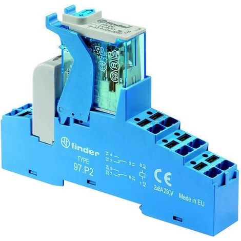 Finder 4C.P2.8.230.0060 Modulo porta logica con LED Tensione nom.: 230 V/AC Corrente di commut. max.: 8 A 2 scambi 1 pz