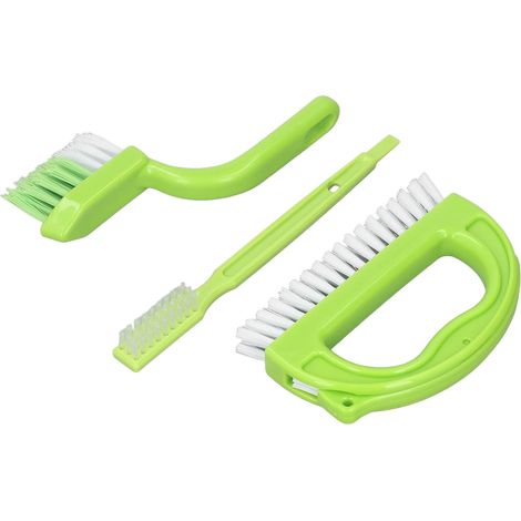 Lot de 3 brosses de nettoyage pour joints de carrelage, outils de nettoyage robustes pour douche, salle de bain, cuisine, joints et lignes de sol (1/5)