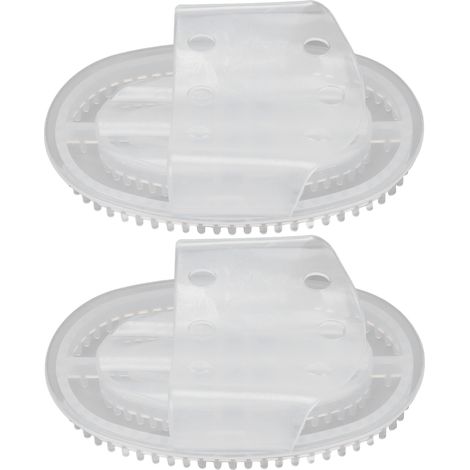 Lot de 2 brosses de massage méridiens pour la maison, le salon de beauté et les voyages. Brosse de massage portable pour soulager la fatigue du dos et de la nuque. (1/5)