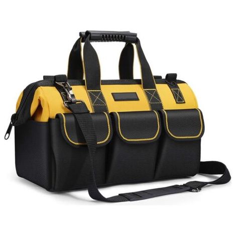 Organisateur De Sac à Outils, Sac à Outils 36×17×25 Cm, Avec Bandoulière Réglable Organisateur De Sac à Outils Pour Le Bricolage à La Maison Et Le Stockage D'équipement Avec Bandoulière (1/5)