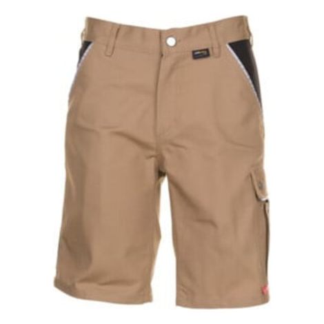 Planam Shorts Canvas 320 kaki/noir XXL