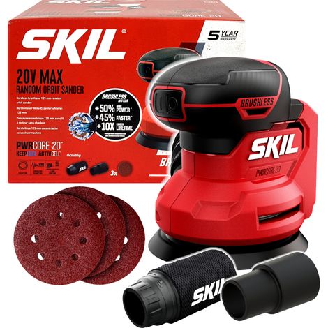 SKIL Exzenterschleifer 20V, 125mm (ohne Akku)