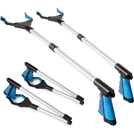 Pince à déchets de 32 pouces de Wish, un produit phare, un clip de récupération d'objets portable, un dispositif de récupération d'objets pour la maison. (1/5)