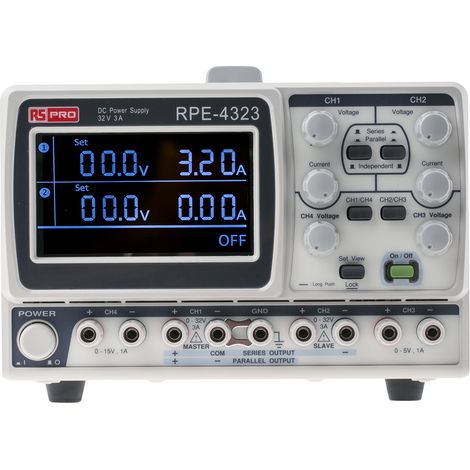 Alimentation de laboratoire, 0 32V, 1A, 4 sorties 212W ( Prix pour 1 ) (1/4)