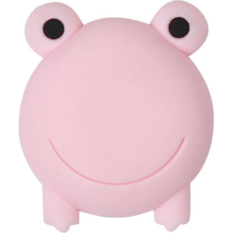 Cale Porte Sol Poignée De Porte De Dessin Animé,Tampon Anti-Collision,Protection Murale D'Aspiration De Porte,Autocollant En Silicone Silencieux 2Pièces,Petite Grenouille