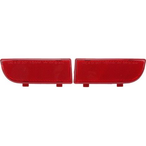 BelleRise - 2pcs réflecteurs pare-chocs – OE 6398260440/6398260540 – ABS rouge – Compatible avec Mercedes Vito W639 (1/5)