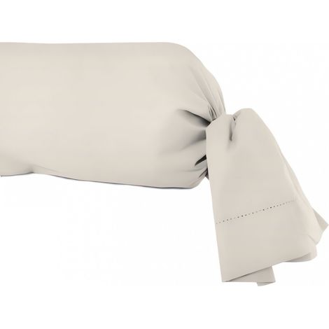 Taie de traversin en coton 45x185 cm PERCALE ecru, par Soleil d'ocre (1/5)