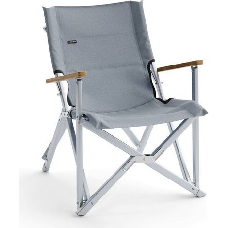 Chaise de camping - DOMETIC - Compact Camp Chair Silt - Aluminium - Polyester 600D - Gris (1/5)