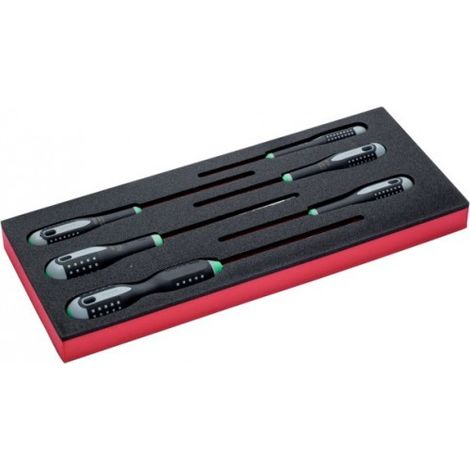 BAHCO - Jeu de tournevis TORX® T10-T40, module mousse 1/3 Fit&Go - 6 pcs