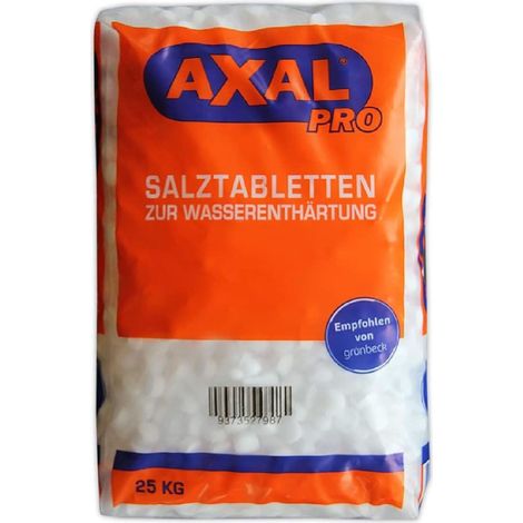 AXAL Pro Salztabletten, Regeneriersalz zur Wasserenthärtung, 25 Kg (1/5)