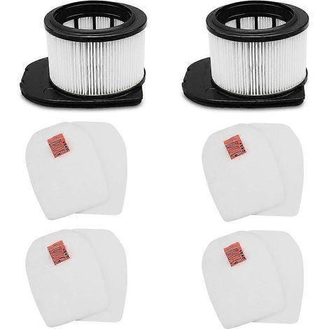 Packung mit 6 IZ862H Filtern für kabellose Shark Staubsauger, kompatibel mit den Staubsaugern der Serien Shark IZ840 und IZ800 (Teile XPSMFIZ700 und XFFKIZ700). (1/5)