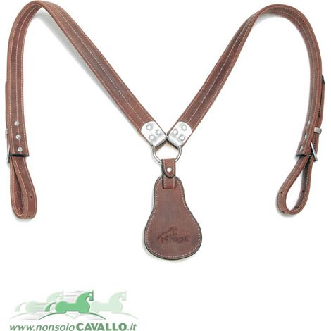Dunkelbraun - Handgefertigtes Maremma-Sattel Vorderzeug aus italienischem Leder (1/5)