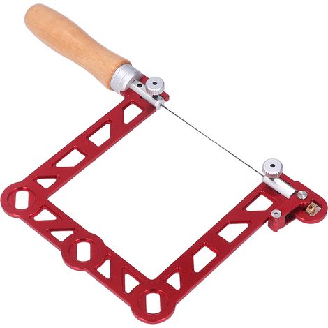 Scie à main miniature en bois, archet en U pour bijoutier, métal et bois, lame 5 pouces, outil de précision. (1/5)