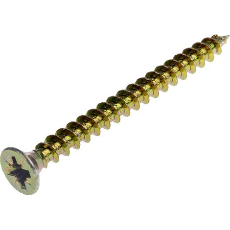 Vis à bois, 6mm, tête Fraisée 70mm, en Acier ( Prix pour Boîte de 50 ) (1/2)