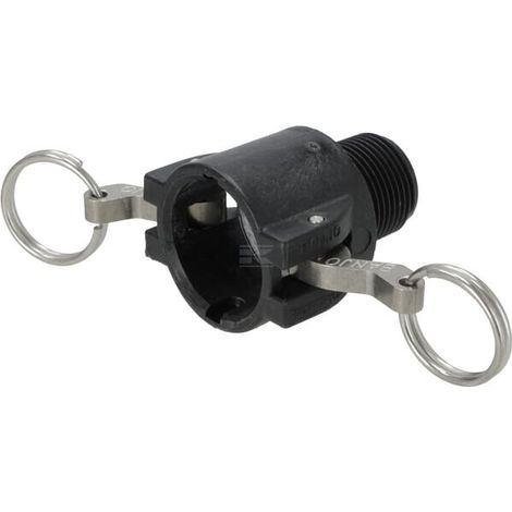 Camlock Tipo B 3" filetto maschio polipropilene BANJO 300BB (1/2)