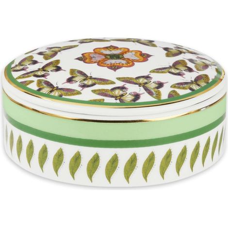 Baci Milano Amazzonia scatola tonda porcellana 13 cm