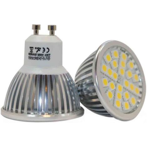 Ampoule Led Pour Projecteur Dichroïque Gu10 8 Watts 2700 K Lumière Blanc Chaud
