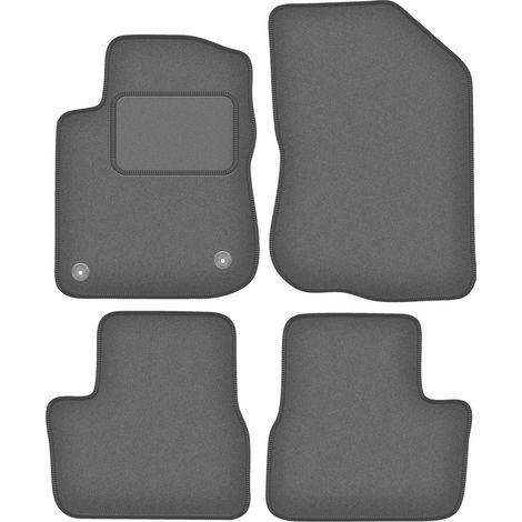 Tappetini auto grafite per: Peugeot 208 I hatchback (2012-2019)