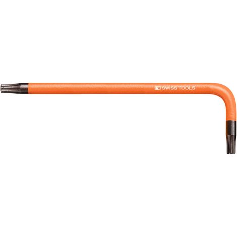 PB Swiss Tools Clés mâles coudées pour TX revêtement par poudre, Profil TX: TX10
