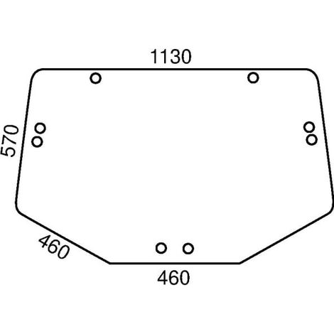 Lunotto posteriore superiore UNIVERSALE L202528KR (1/2)