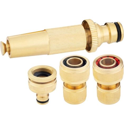 Satz Kupplungen Strend Pro Garden GF343, Bewässerung, Garten, Adapter 3/4"-1, Kupplungen 3/4", Düse