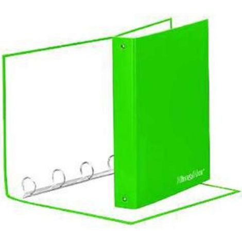 Cartella 4 Anelli H&H 26X34Cm Verde X1