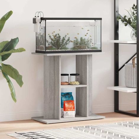 Sonoma Grey Aquariumunterschrank 60x30x60 cm, Holzwerkstoff (1/5)