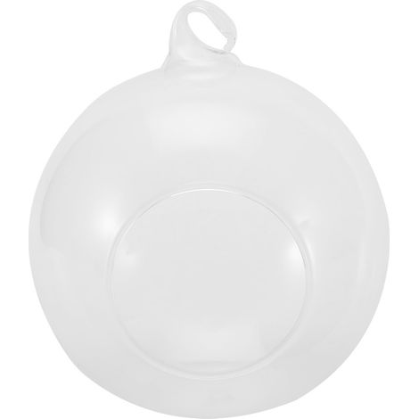 Bougeoir En Verre Pour Bougie Chauffe-Plat 12cm Avec Trou De Suspension Pour Mariage Fête Décoration De Table Lot De 1 (1/5)